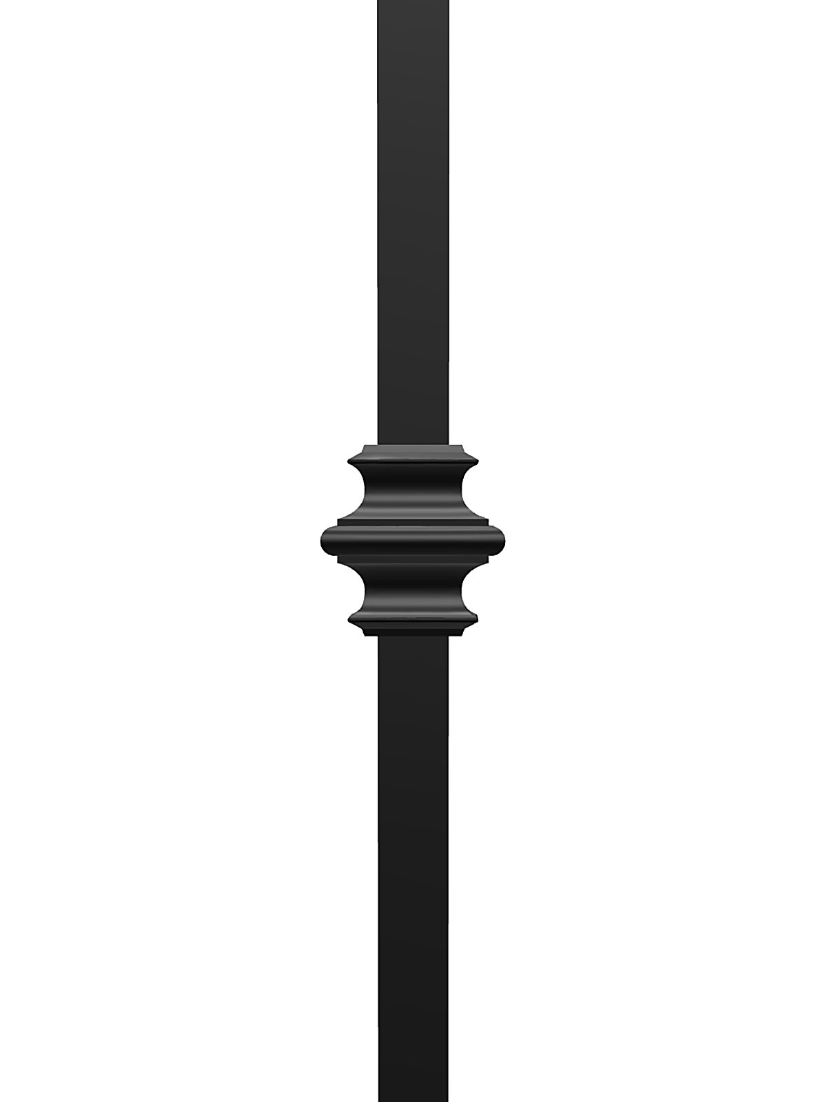 Mega Iron Baluster 9906 - 3/4" Square - Single Knuckle