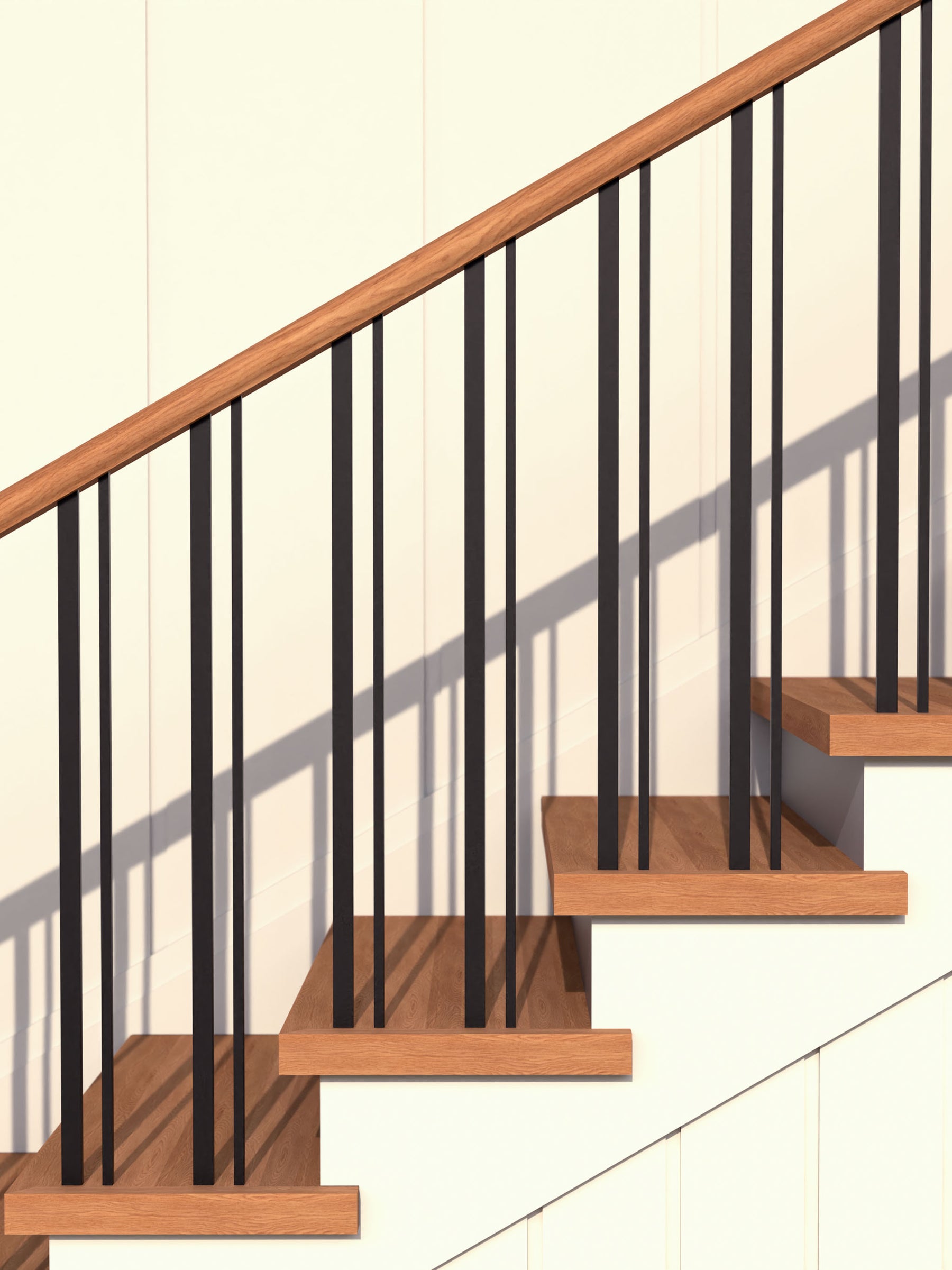 Iron Baluster 9REC - 1" x 1/2" Rectangle - Plain Rectangle