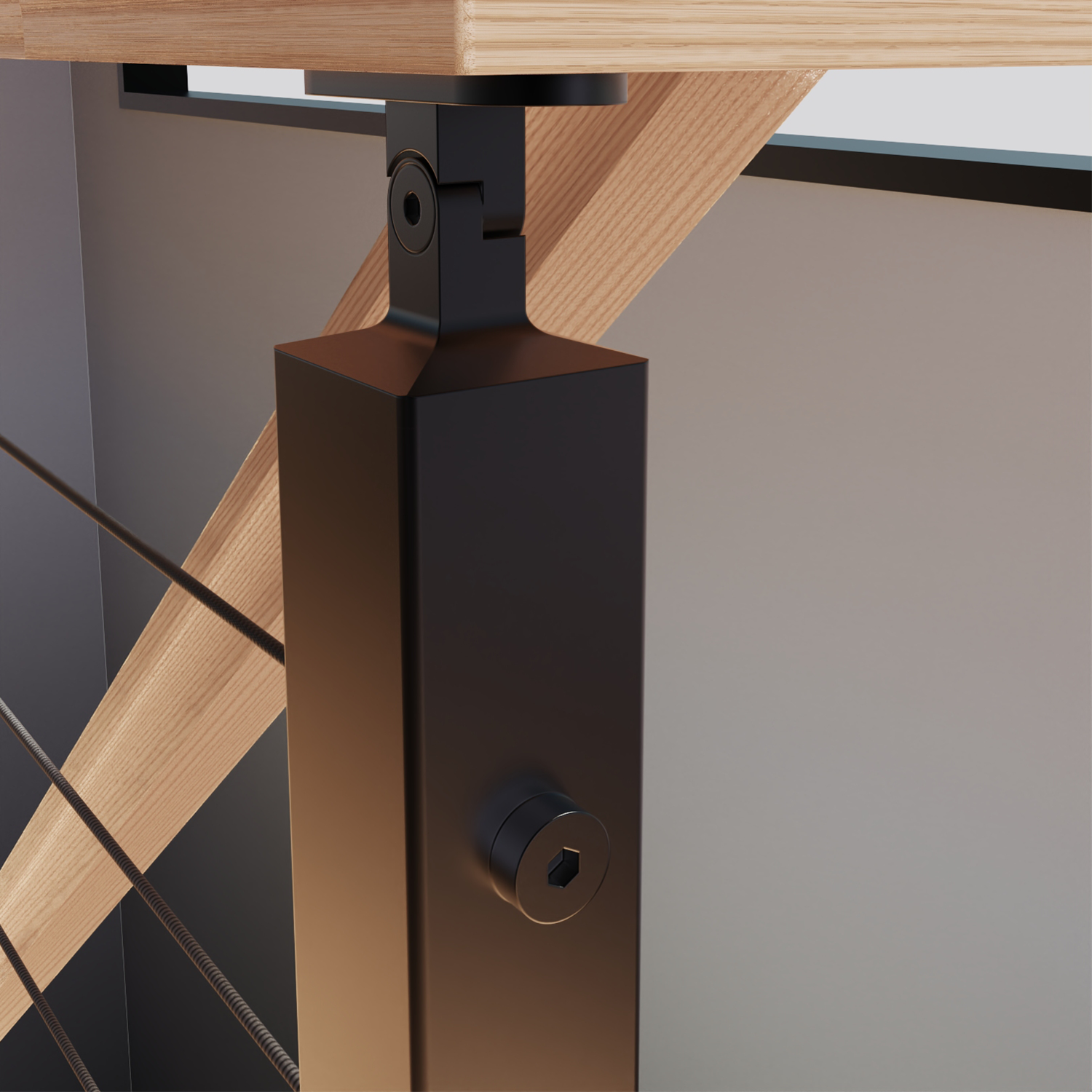 SteelX AB001 Adjustable Handrail Bracket