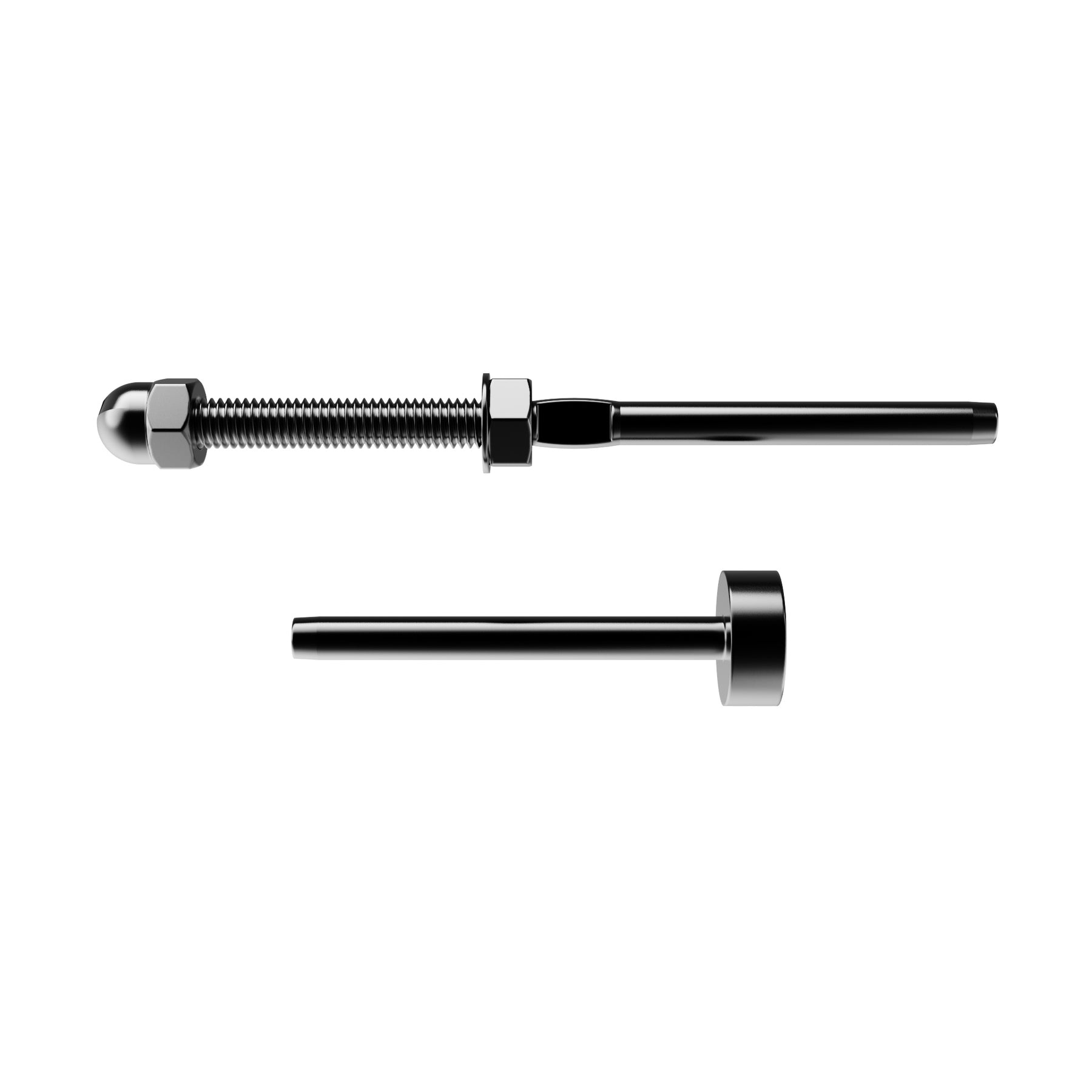 SteelX CC006 1/8" Cable Hardware Kit - Threaded Terminal Stud End and Fixed End