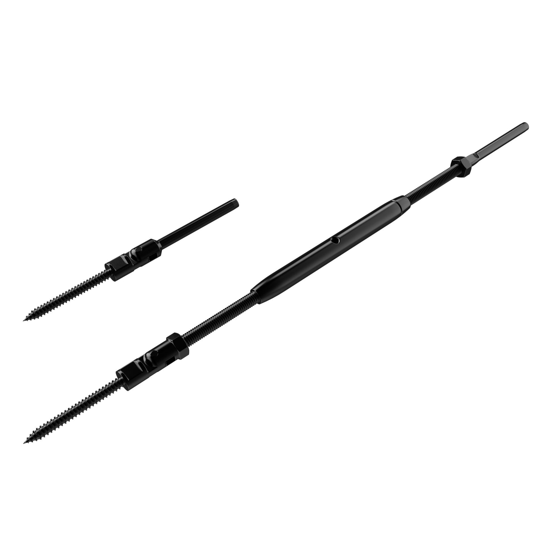 STLX-CC009 1/8" Cable Hardware Kit - Adjustable Angle Lag Screws Turnbuckle Kit