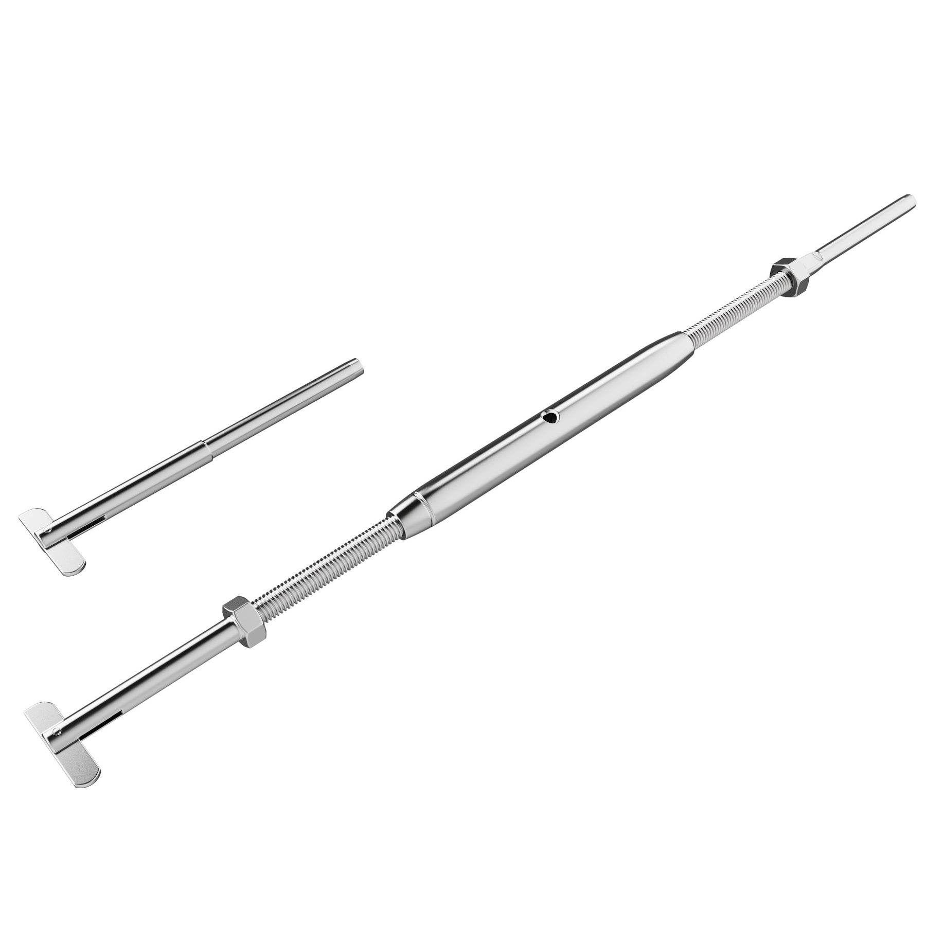SteelX CC011 1/8" Cable Hardware Kit - Swage Turnbuckle