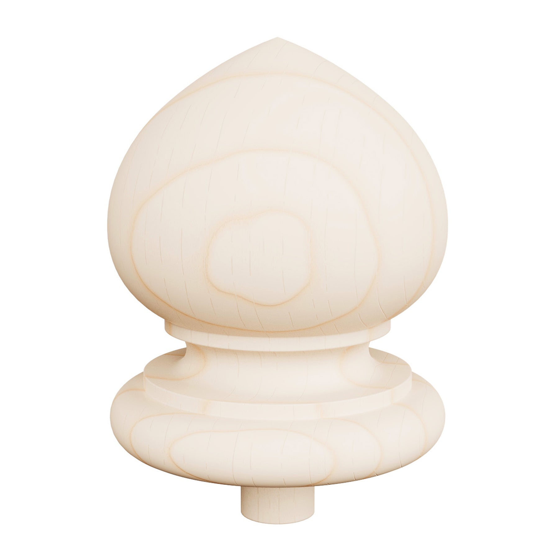 Finial Newel Post Cap FN-0100 - Spade Top