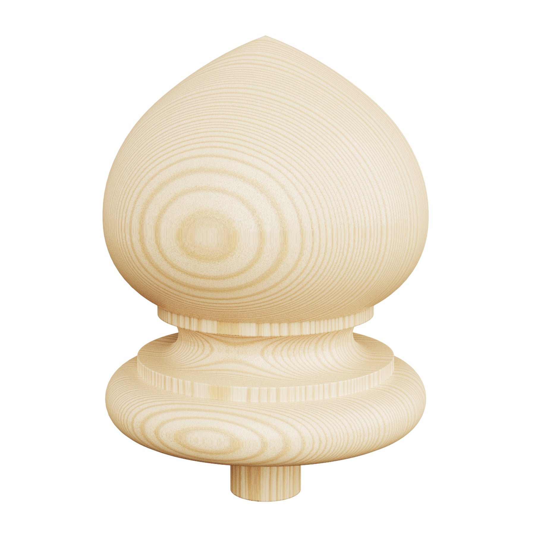 Finial Newel Post Cap FN-0100 - Spade Top