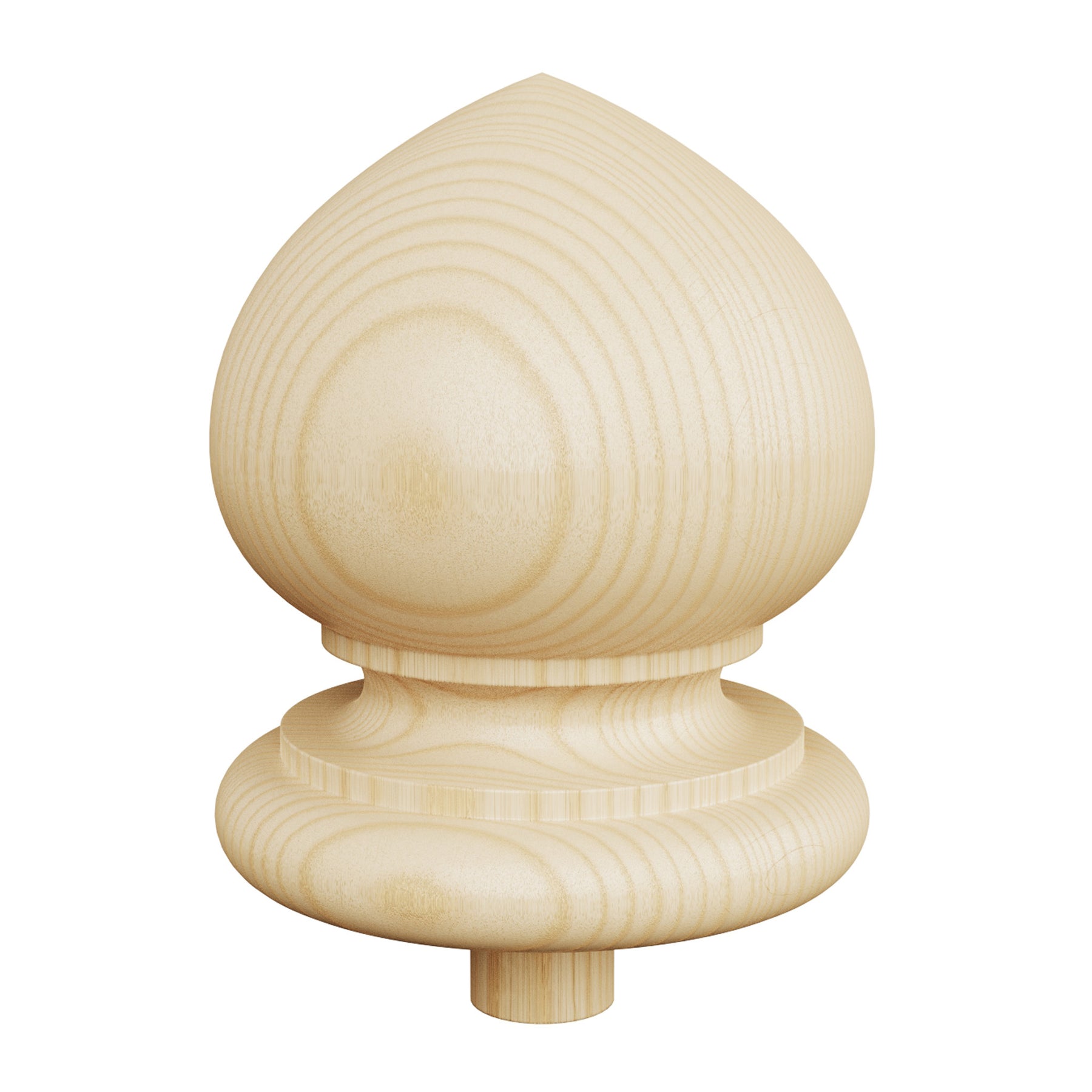 Finial Newel Post Cap FN-0100 - Spade Top