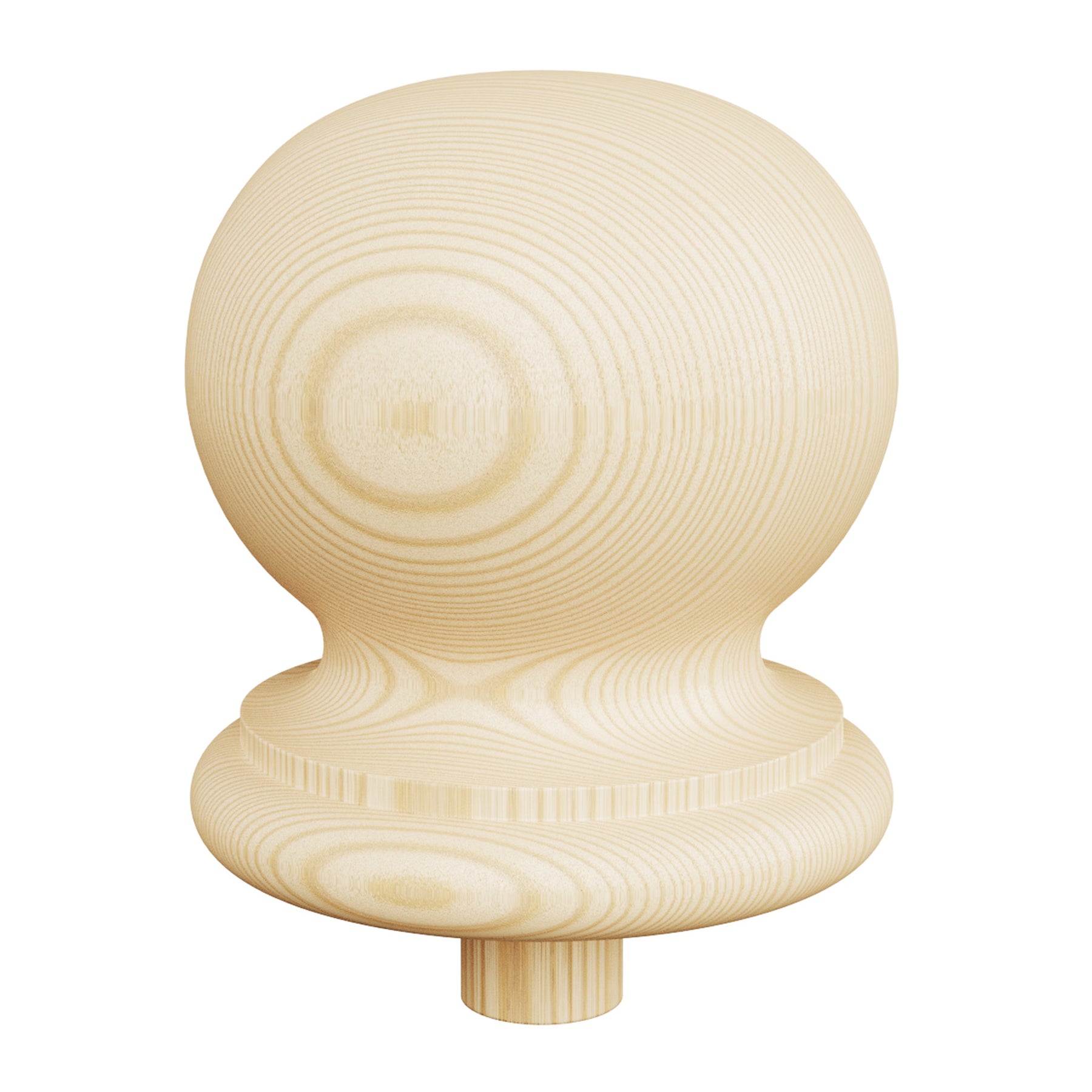 Finial Newel Post Cap FN-0103 - Round Ball Top