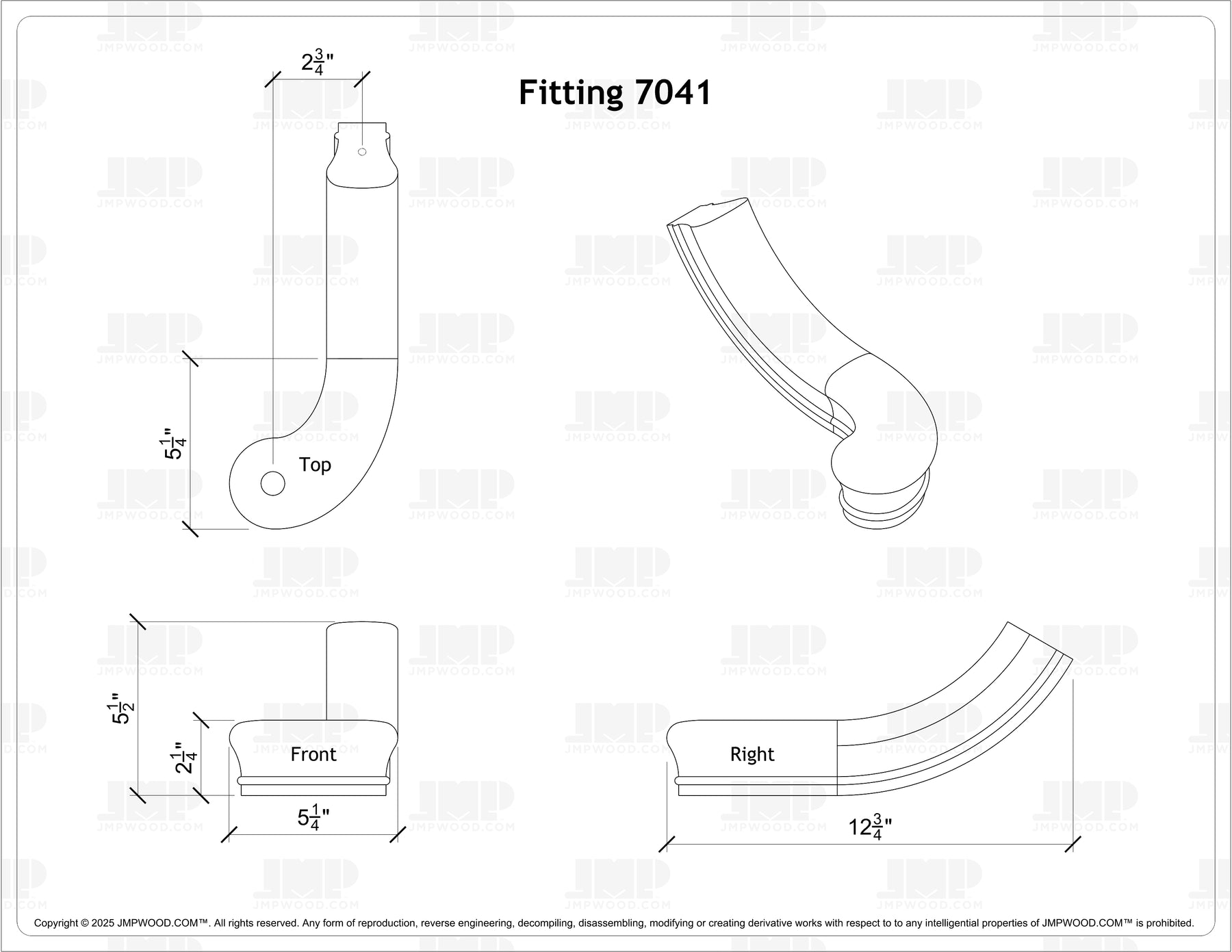 Fitting 41 - Turnout Small (Left Hand)
