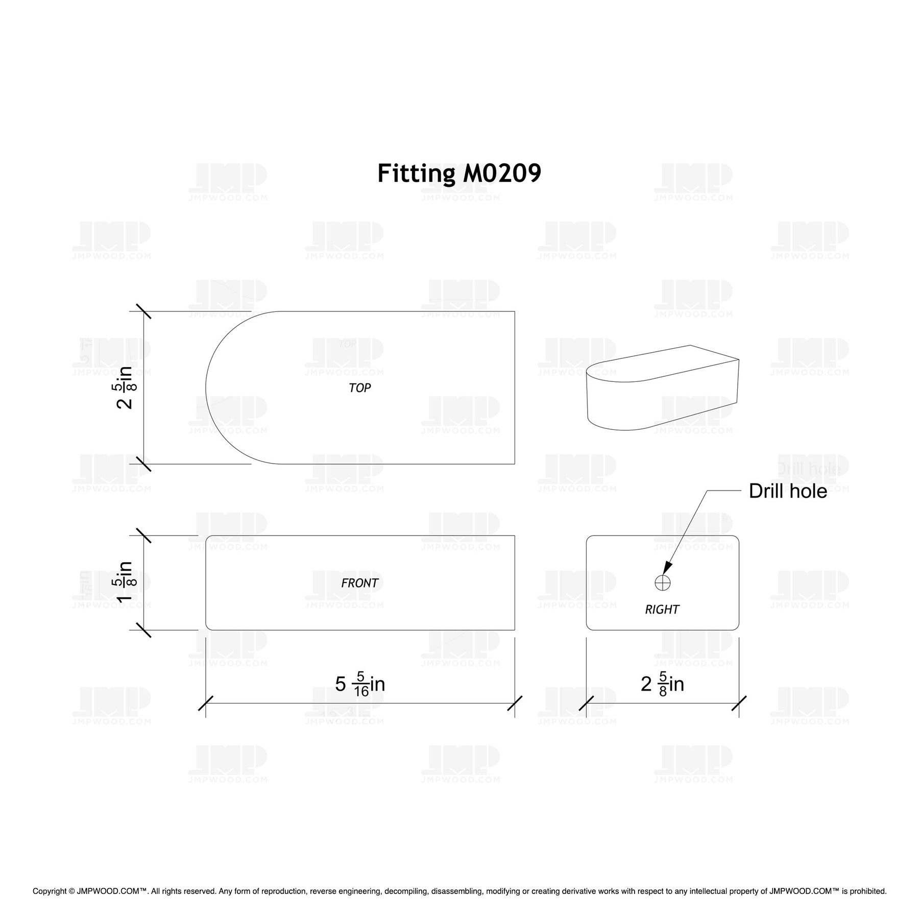 Fitting M0209 - Returned End
