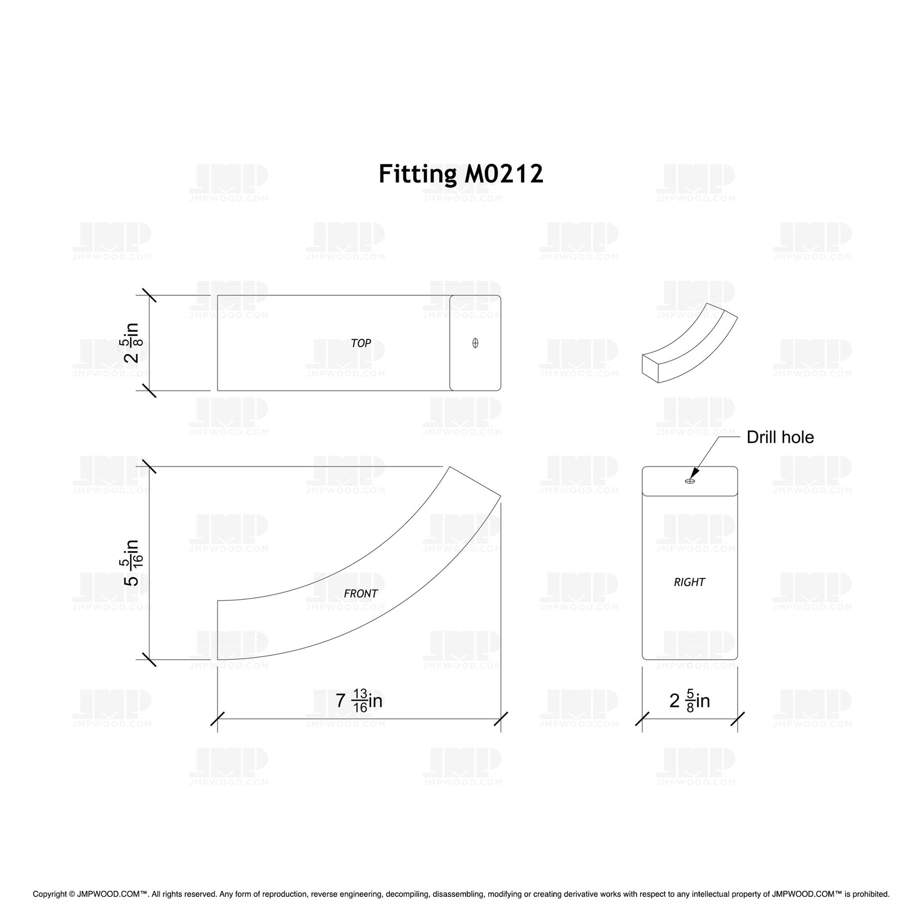 Fitting M0212 - Up Easing