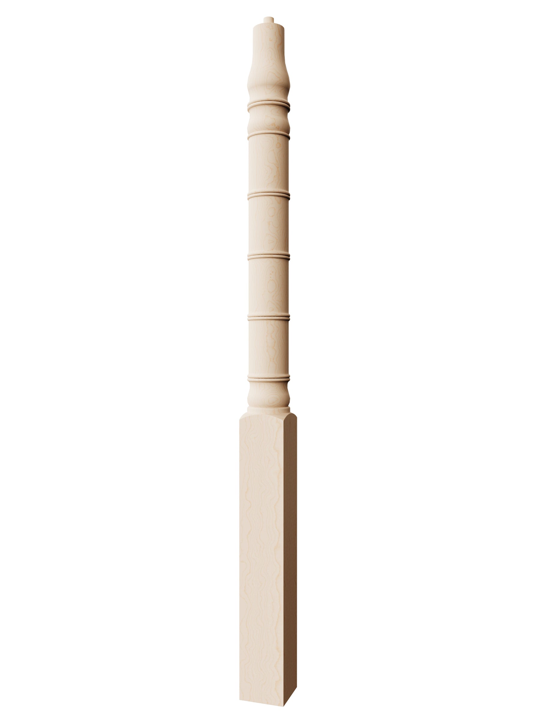 Bamboo Over the Post Newel