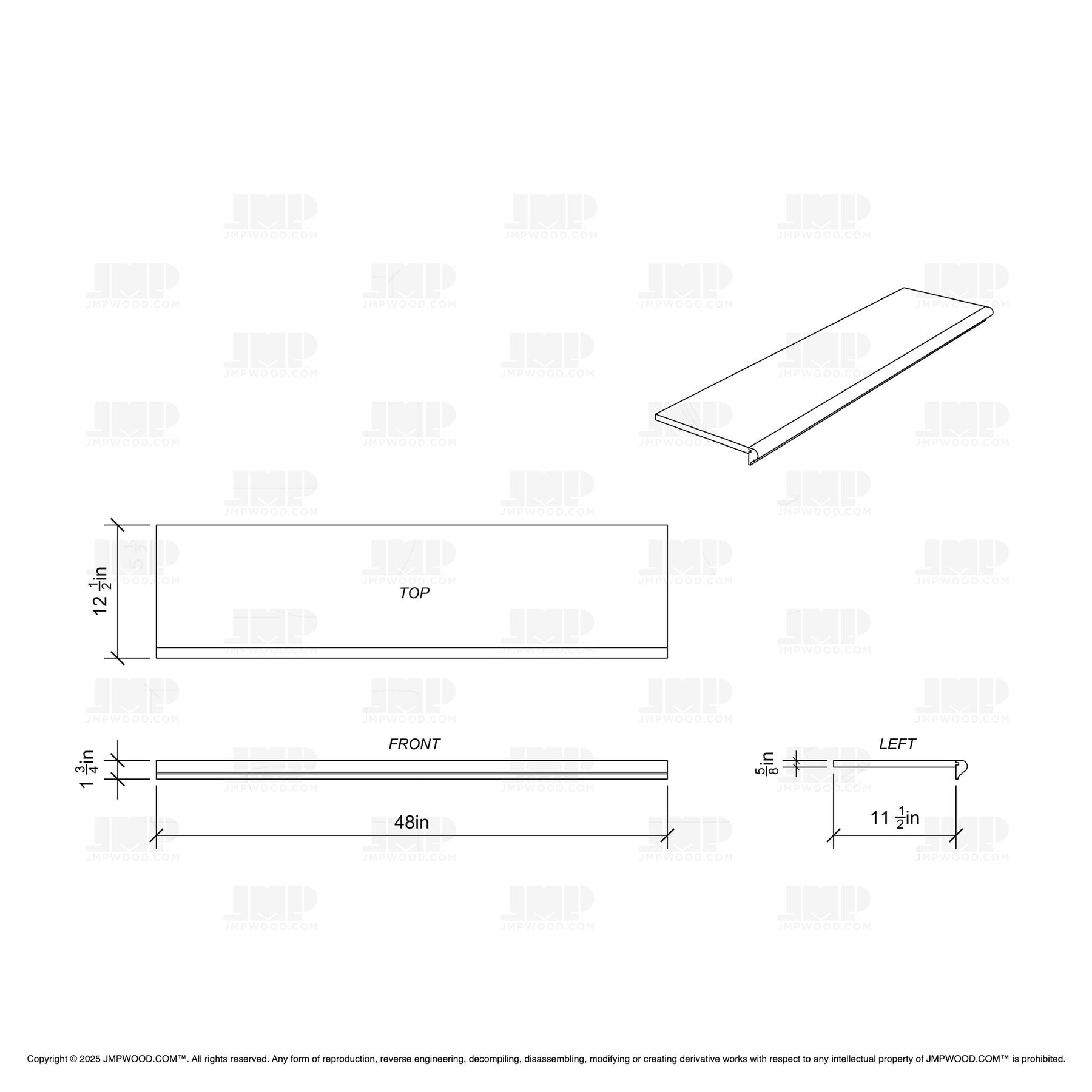 Nova Tread 8870RD - Rounded Nosing