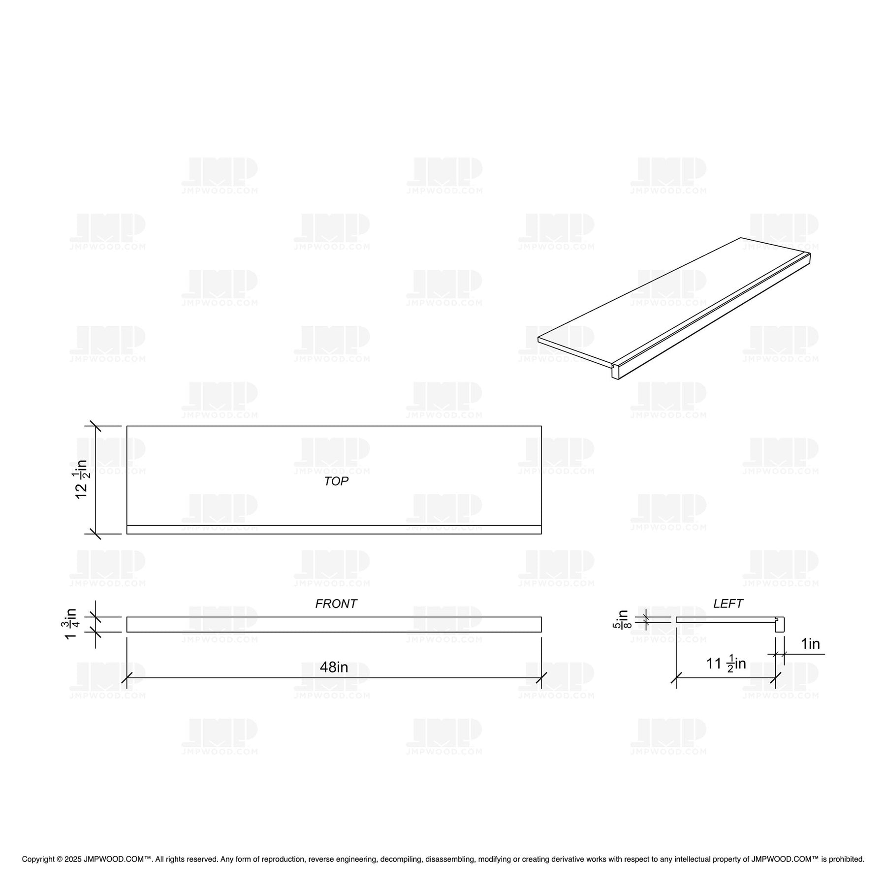 Nova Tread 8870SQ - Squared Nosing