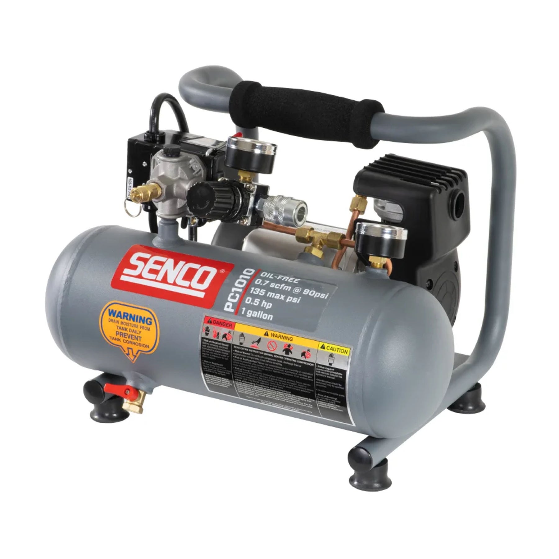 Senco PC1010 1/2 HP, 1 Gallon Finish & Trim Air Compressor