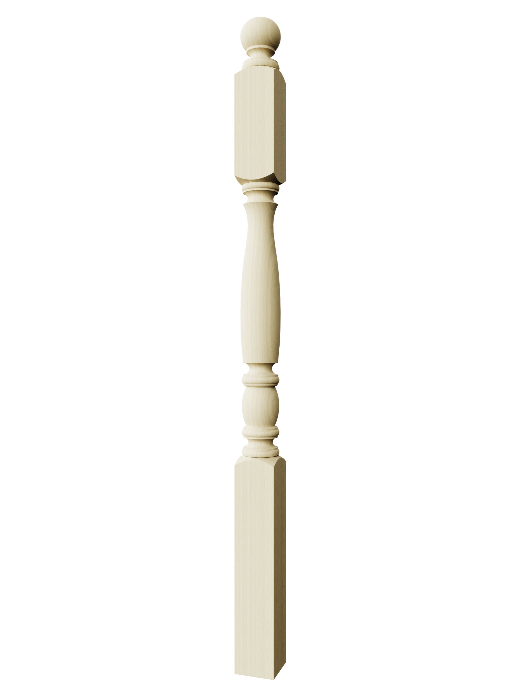 Bordeaux 955-4BT Series Ball Top Newel Post (3-1/2")