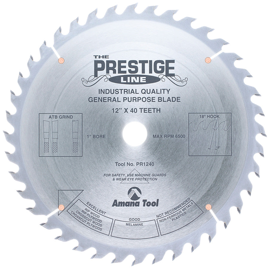 Amana Tool Prestige General Purpose Saw Blades