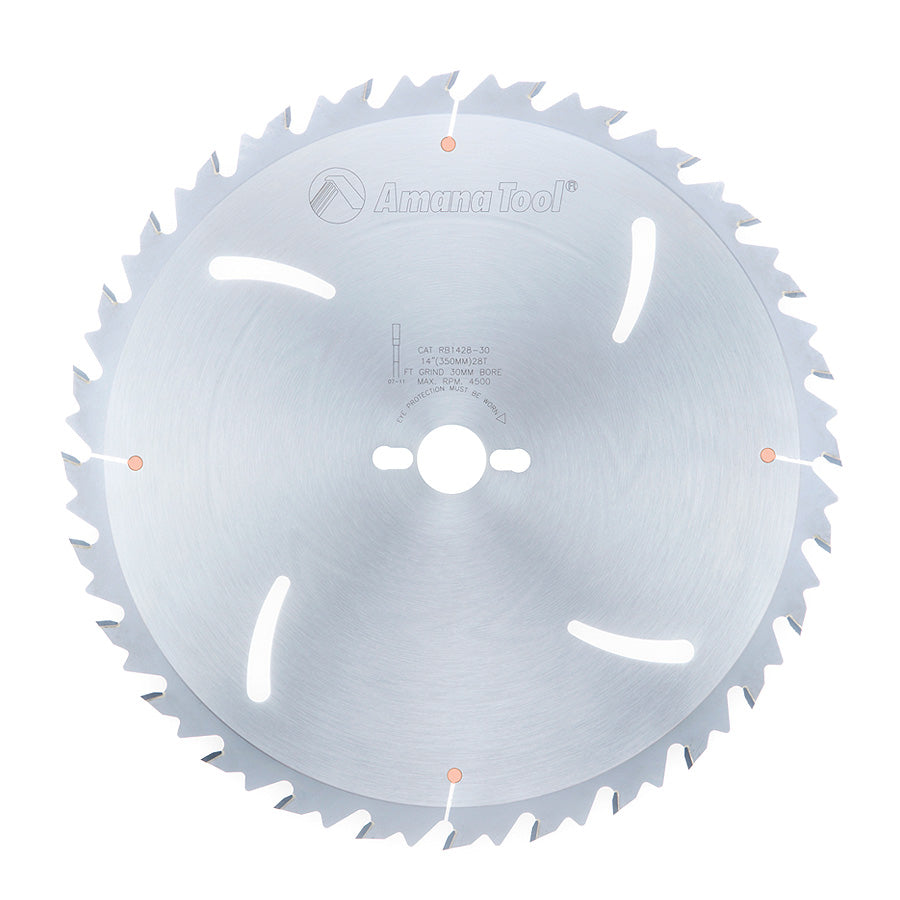 Amana Tool Euro-Rip with Cooling Slots Ripping Saw Blades