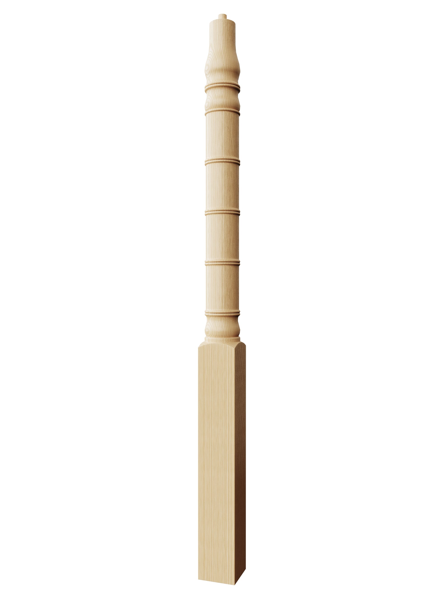 Bamboo Over the Post Newel