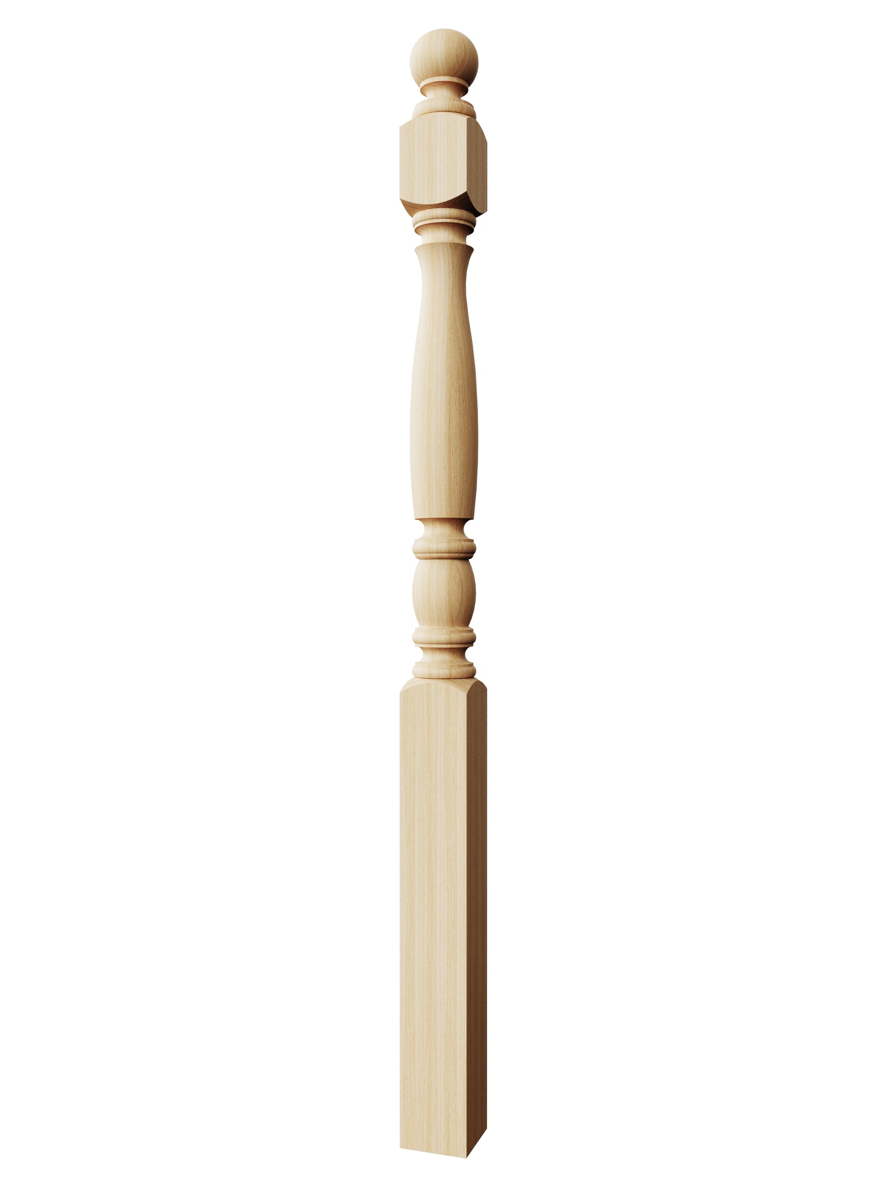 Bordeaux 955-4BT Series Ball Top Newel Post (3-1/2")