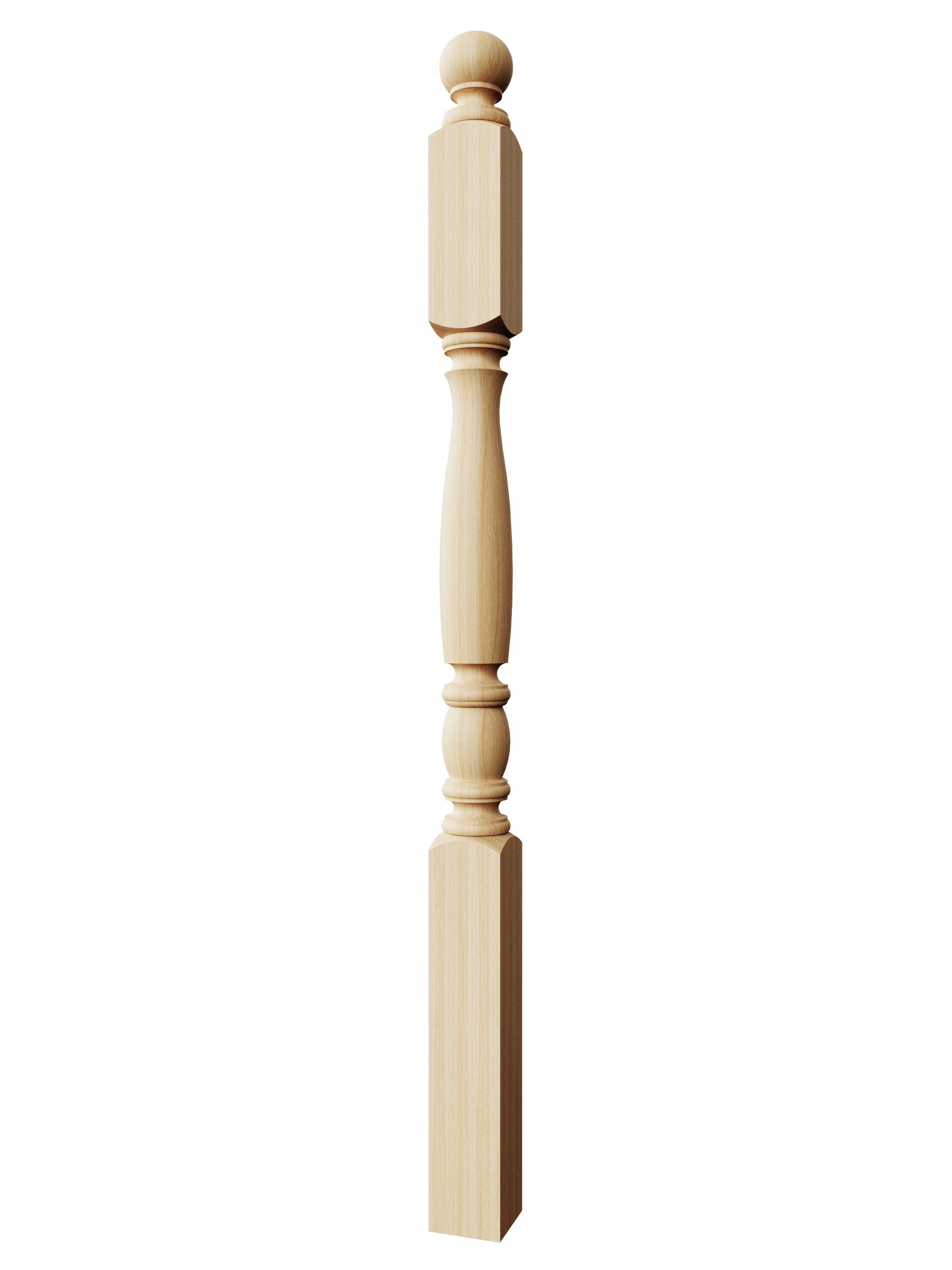 Bordeaux 955-4BT Series Ball Top Newel Post (3-1/2")