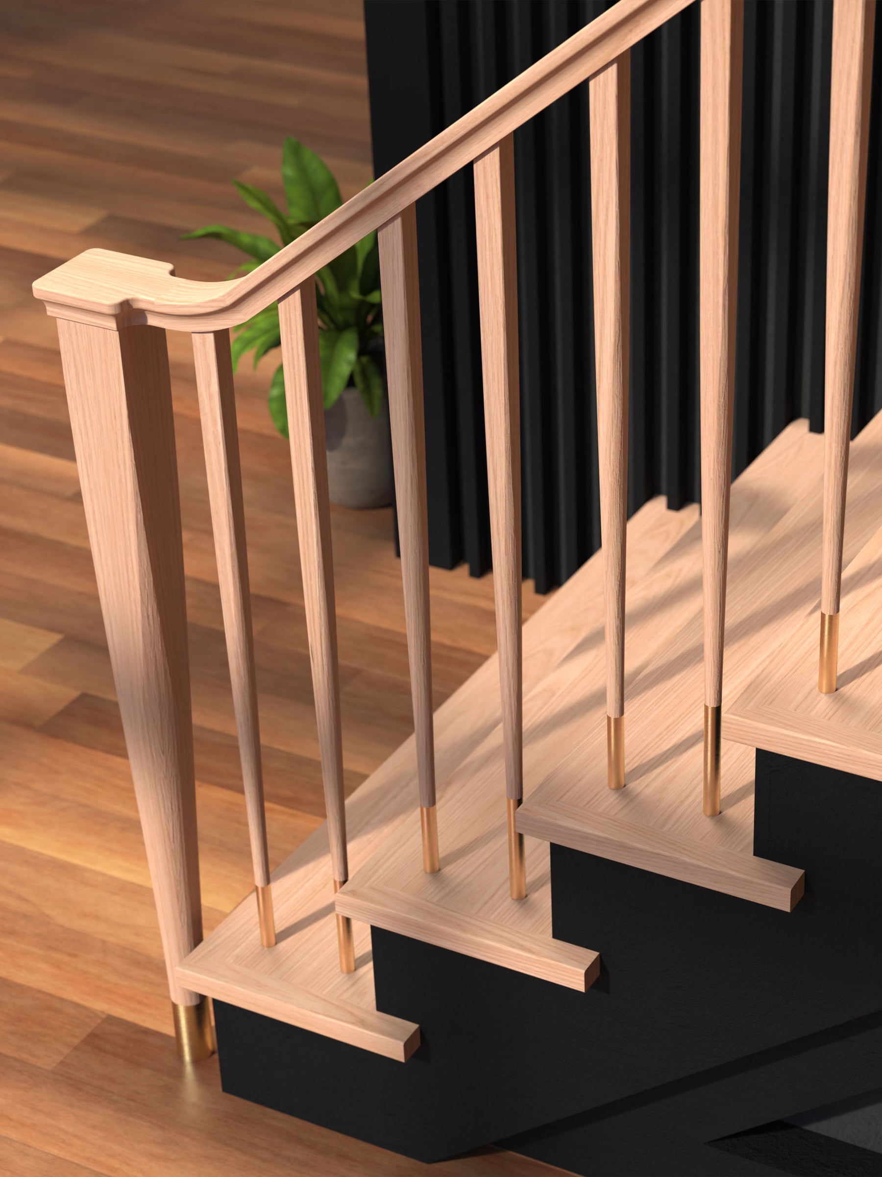 Grand Central S Line Newel Post
