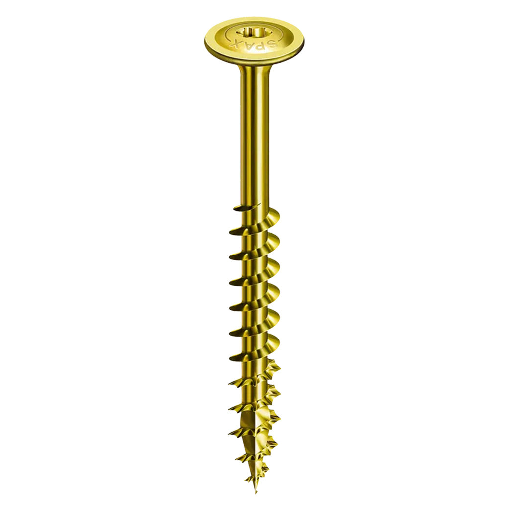 SPAX Multi-Material Wafer Head Yellow Zinc T-Star Plus Cabinet Screws