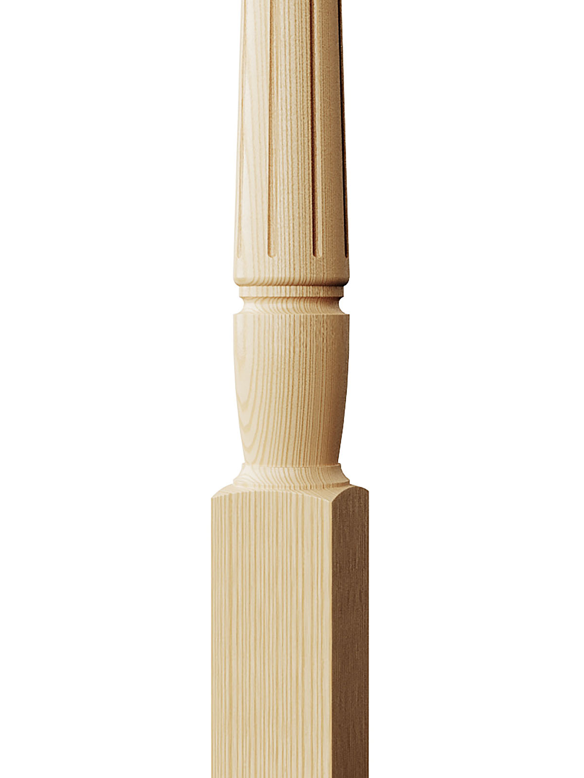 Chicago Post to Post Newel (Fluted)