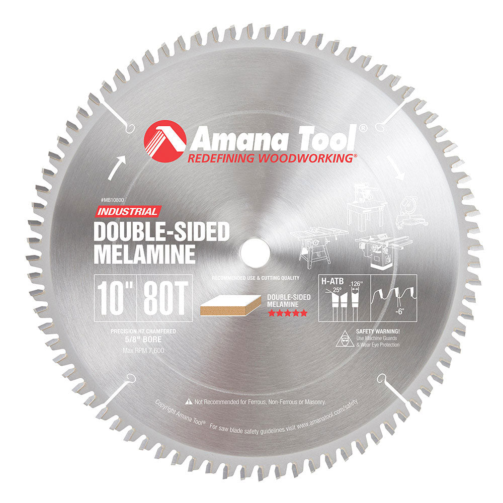 Amana Tool Double Sided Melamine & Laminate Saw Blades