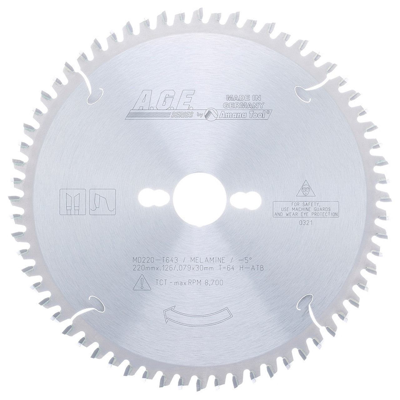 A.G.E. Double-Sided Melamine Circular Saw Blades