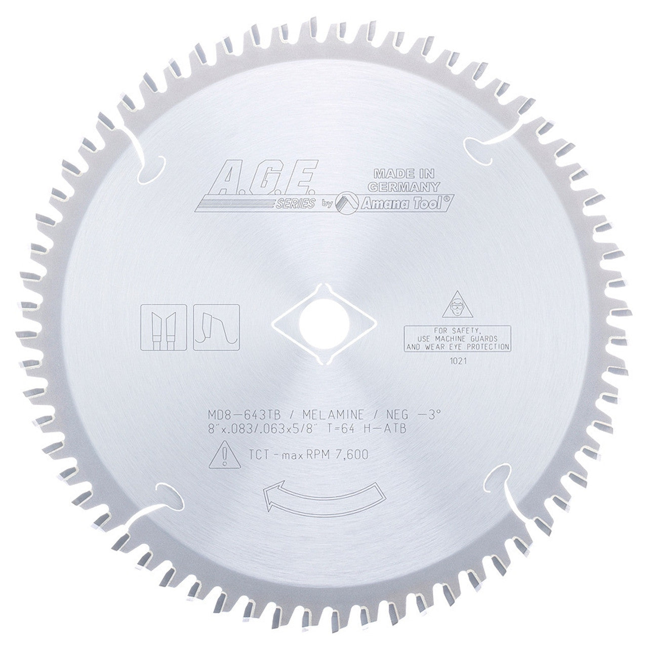 A.G.E. Thin Kerf Double-Sided Melamine Circular Saw Blades