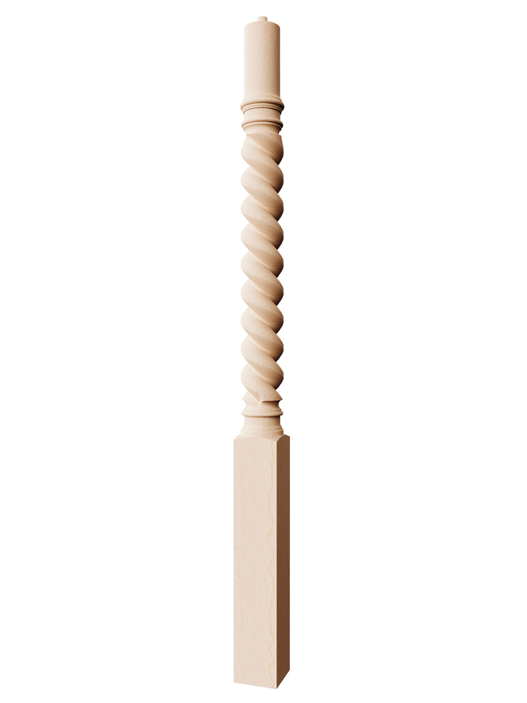 Napoleon Over the Post Newel (Barley Twist)