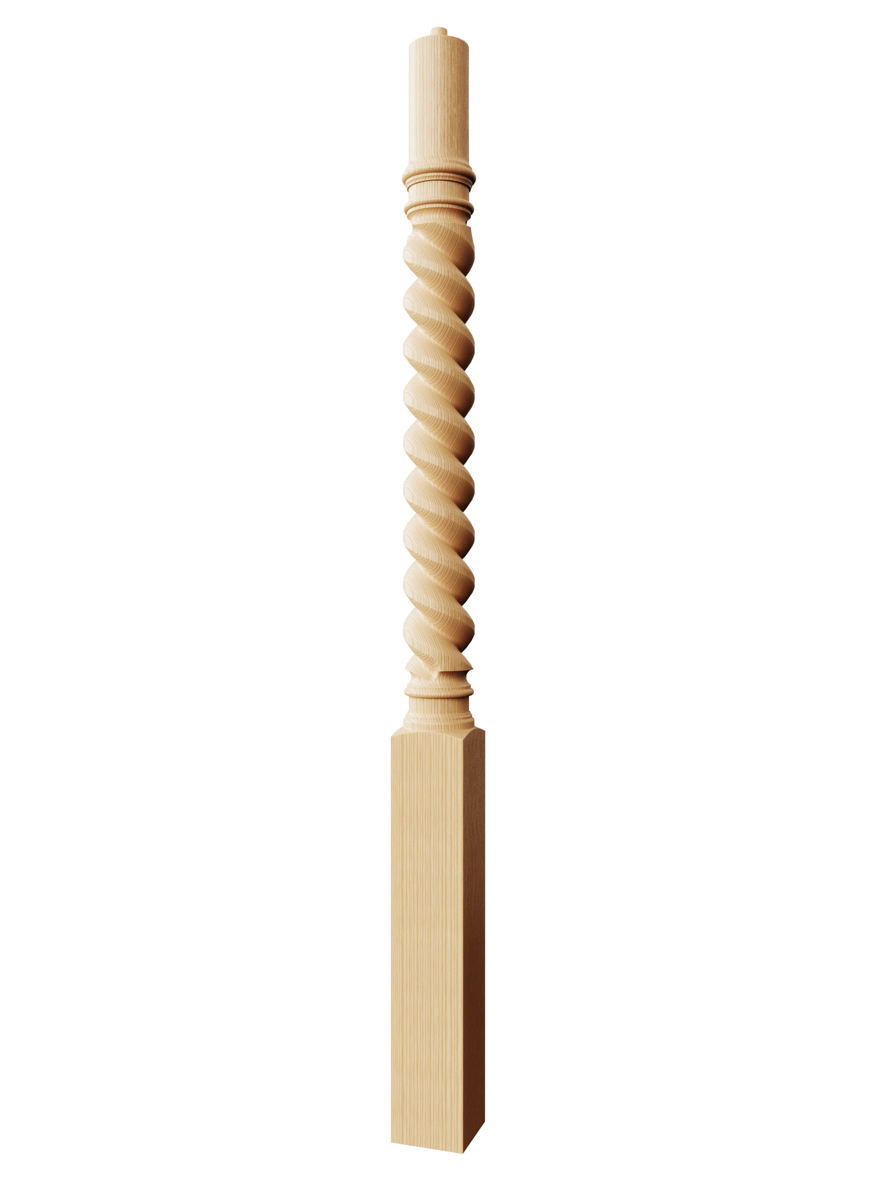 Napoleon Over the Post Newel (Barley Twist)