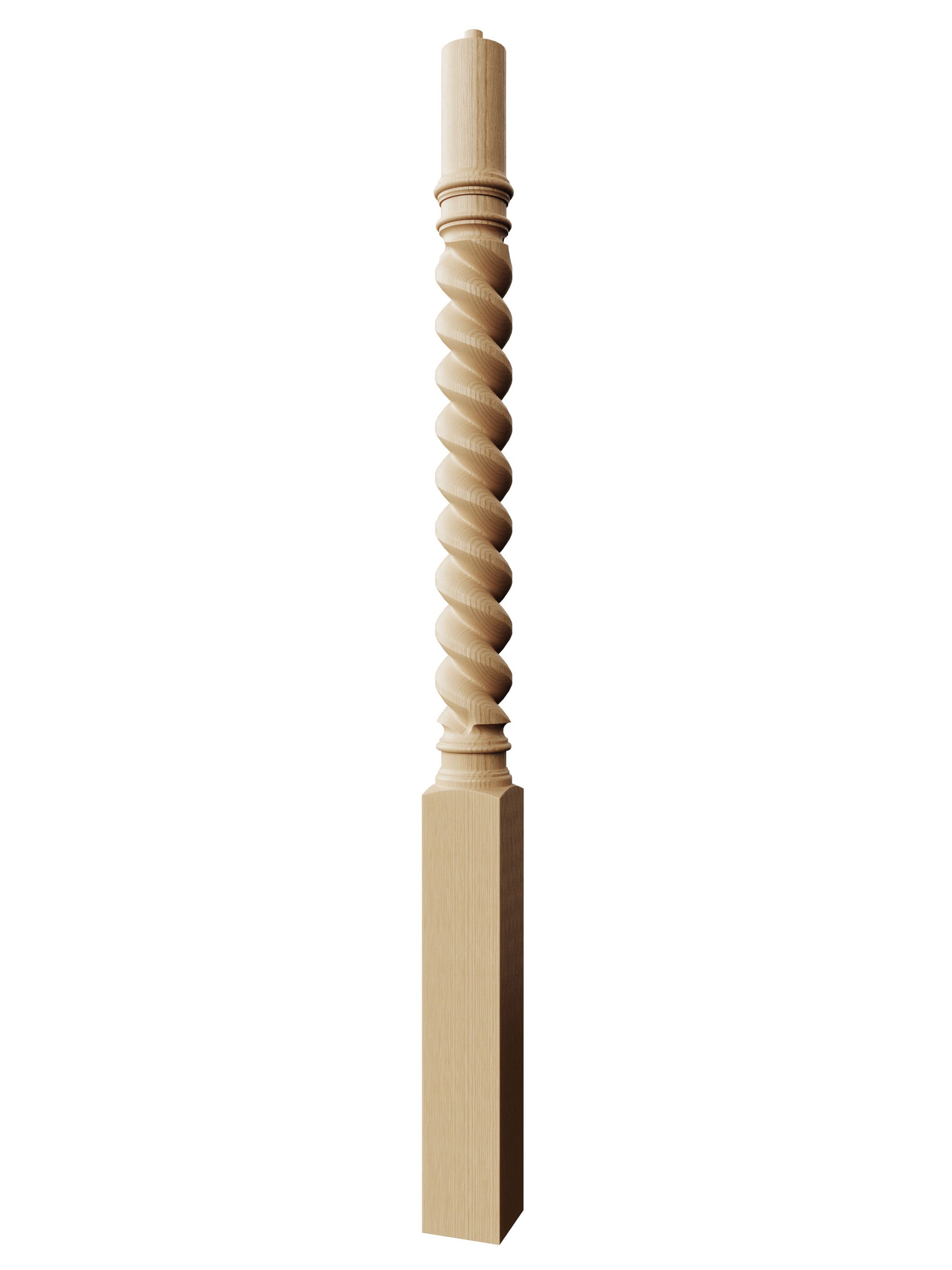 Napoleon Over the Post Newel (Barley Twist)