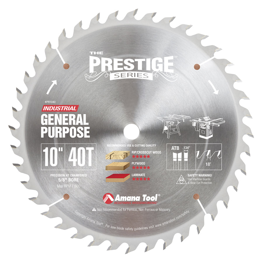 Amana Tool Prestige General Purpose Saw Blades
