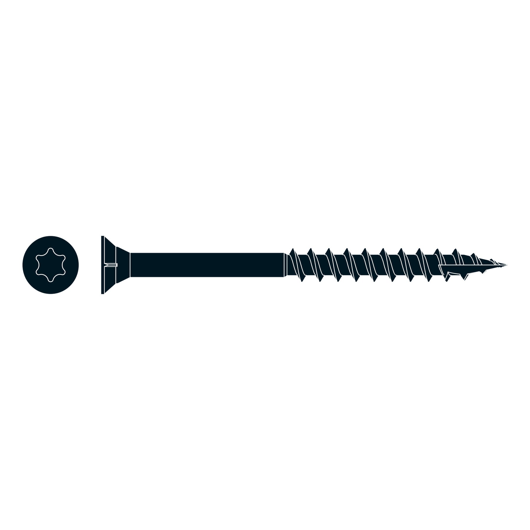Starborn Gold Star Yellow Zinc Flat Head Screws
