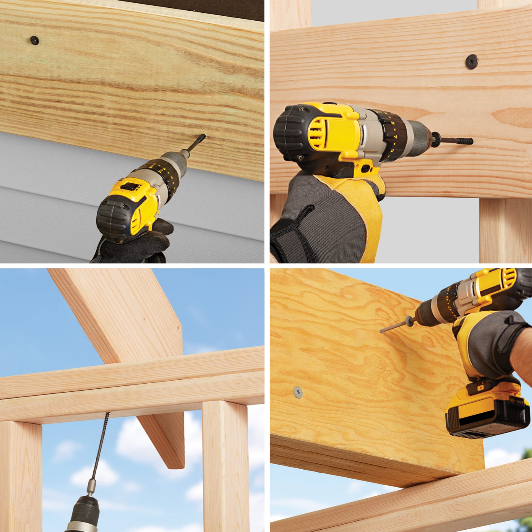 Starborn Structural F23-W Wood Screws for Multi-Ply Dimensional Wood Beams
