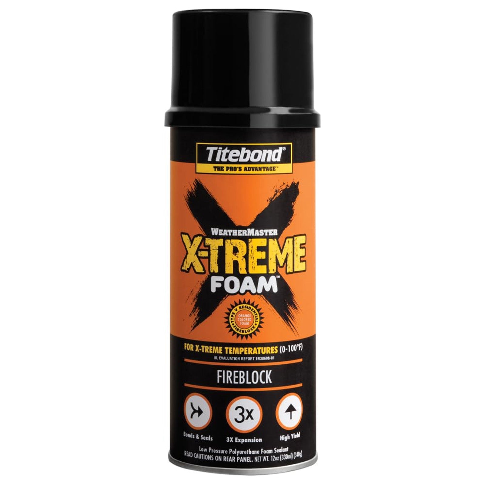 Titebond WeatherMaster XTREME Fireblock Foam Sealant JMP Wood