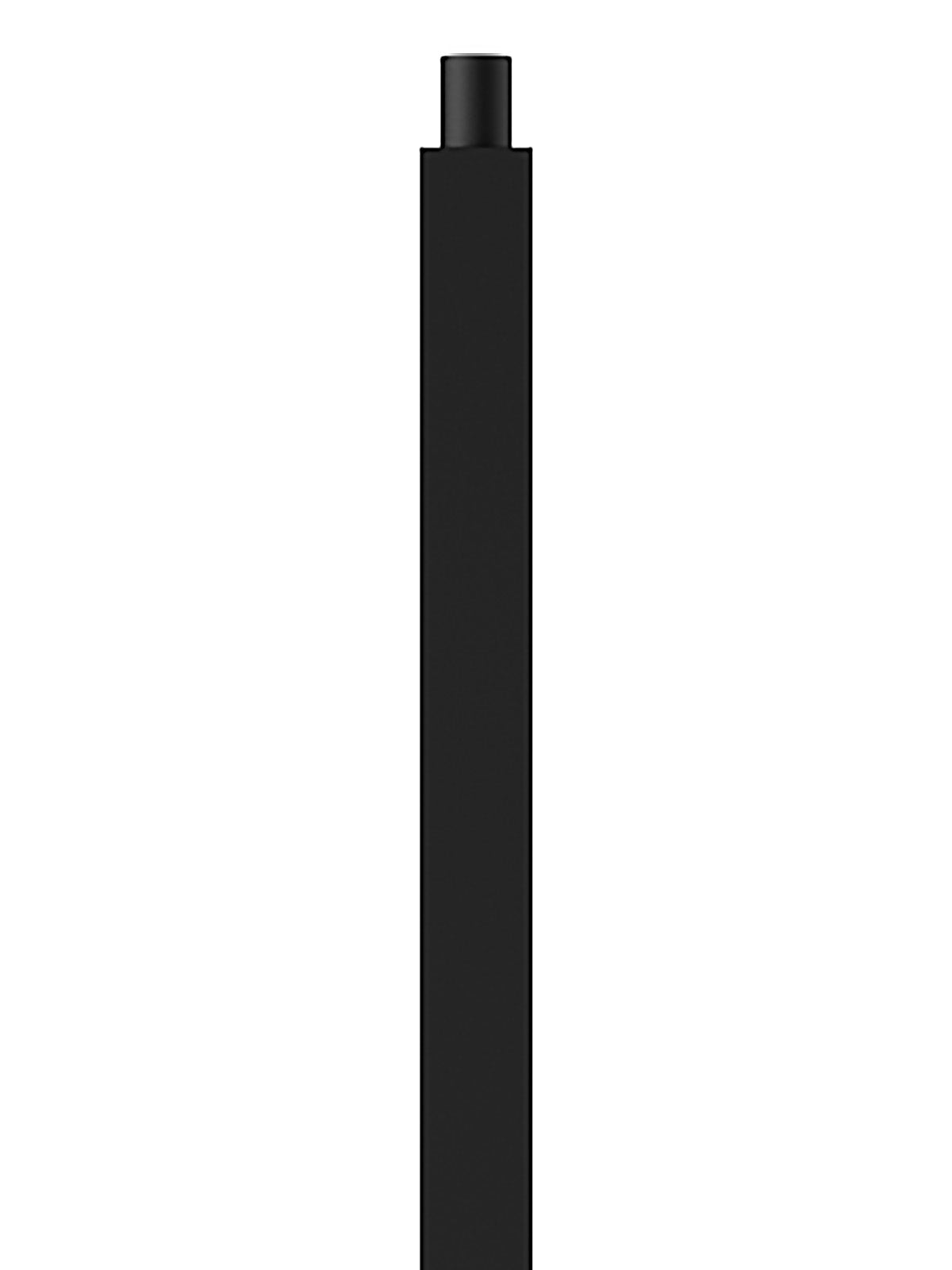 Iron Newel TN01-F - 1-3/16" Square - With Flange & Welded Plate