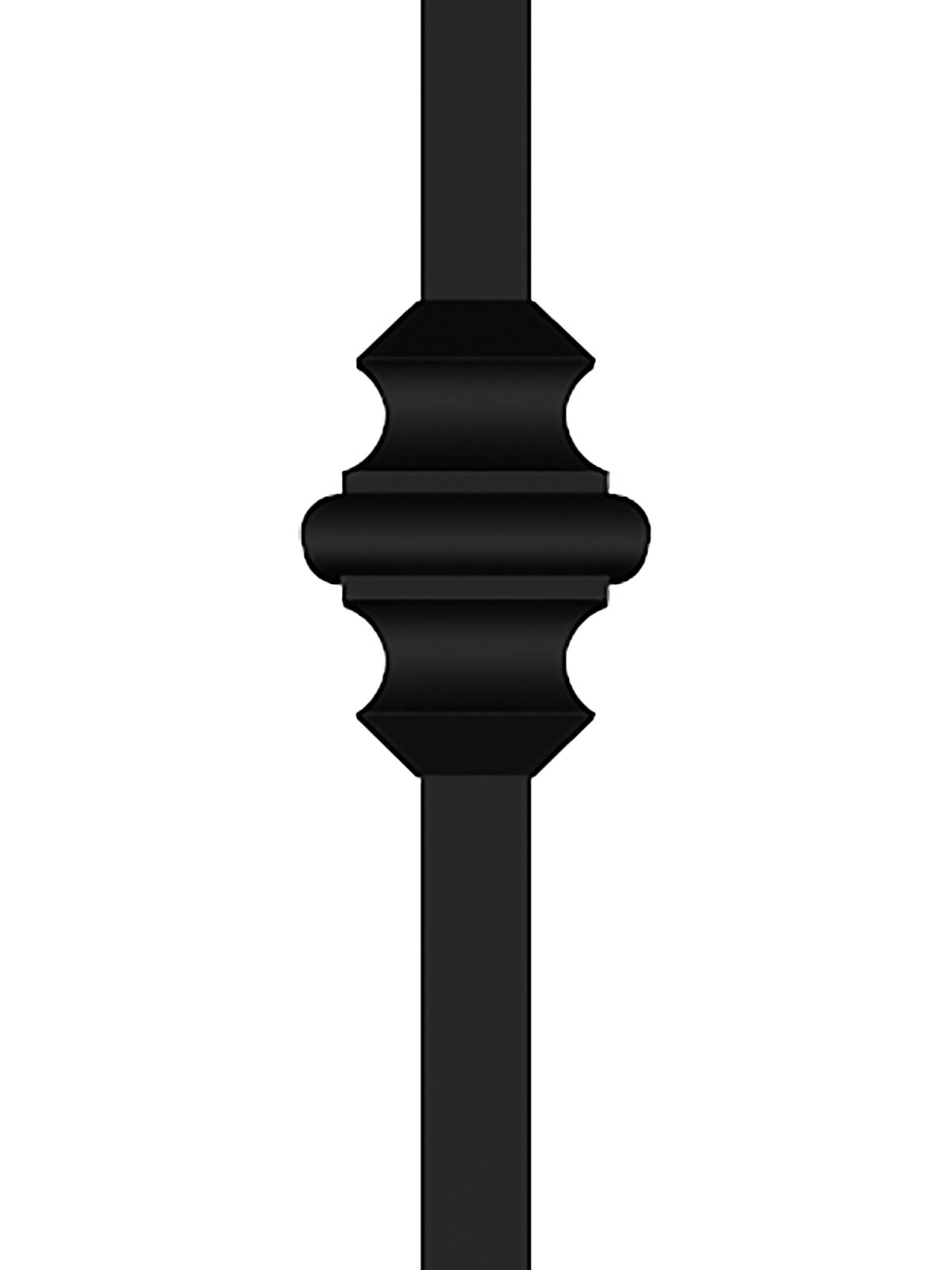 Iron Newel TN60 - 1-3/16" Square - Single Knuckle