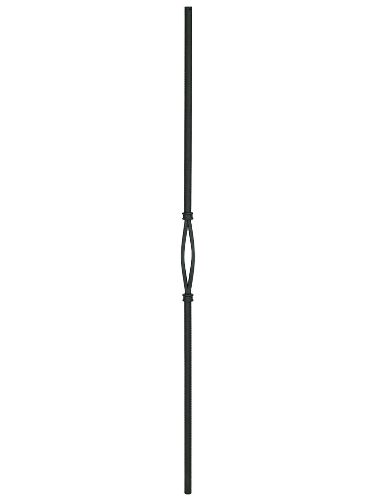 Iron Baluster 2GR18 - 5/8" Round - Single Basket: Slimline