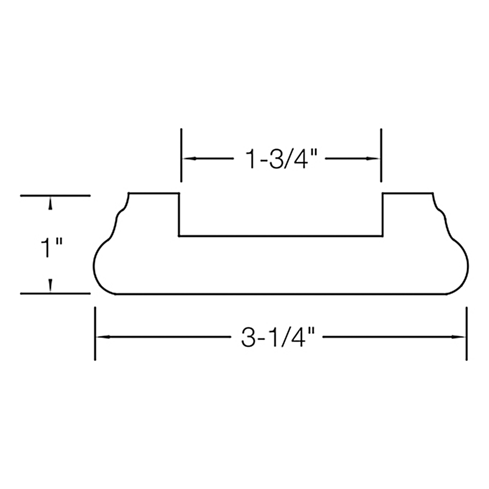 Shoe Rail 6046 (1-3/4" Plow)