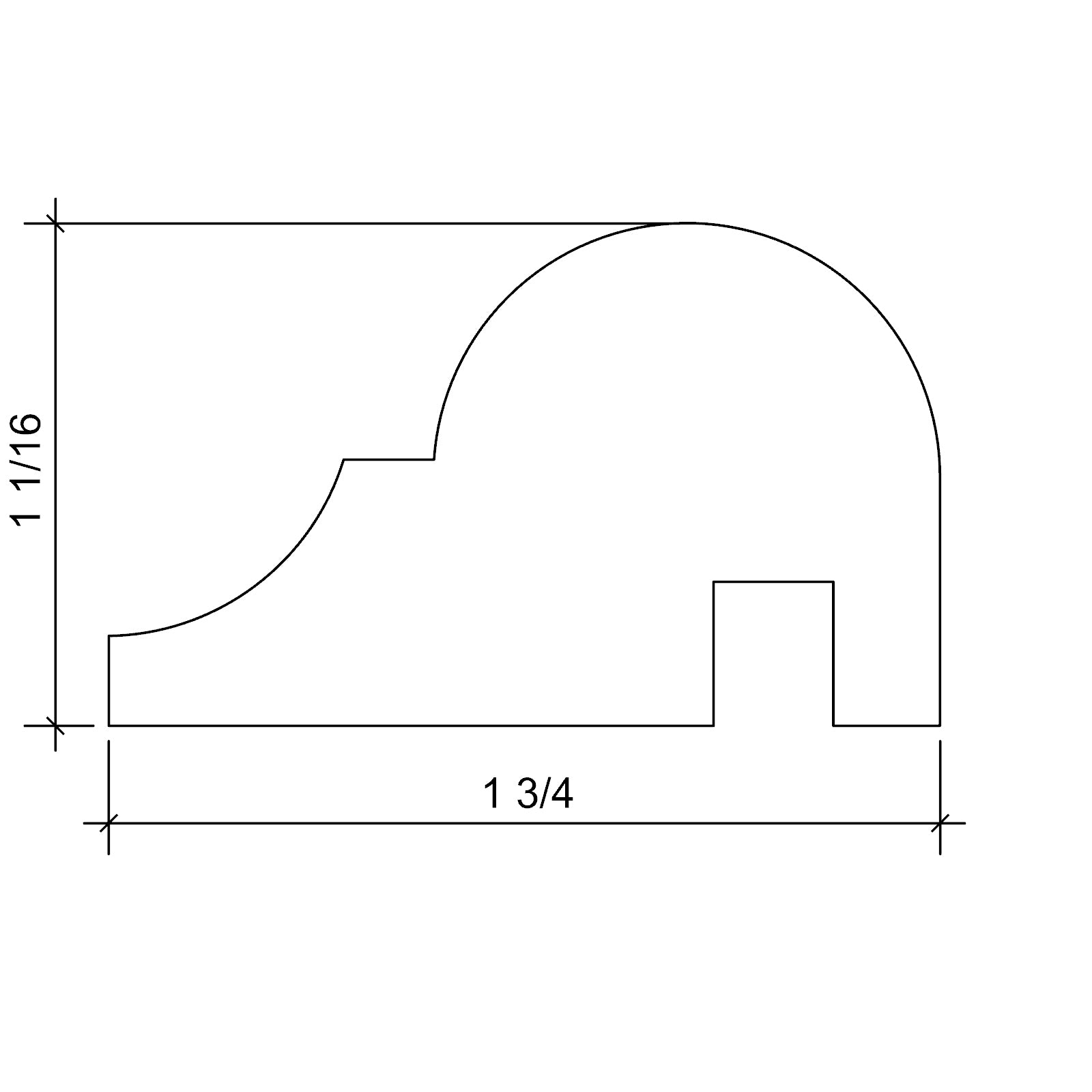 Moulding 7029-GR