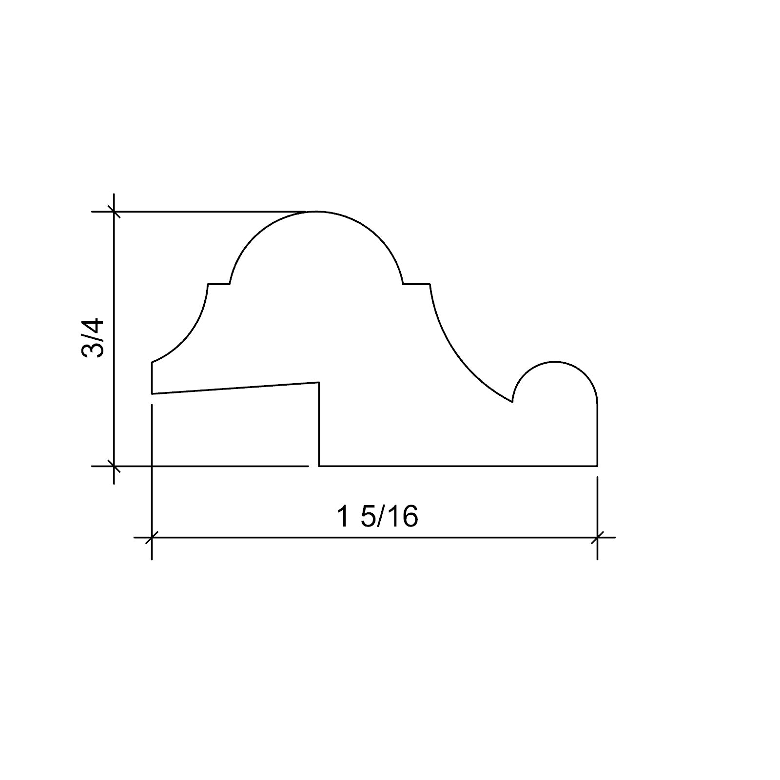 Moulding 7037