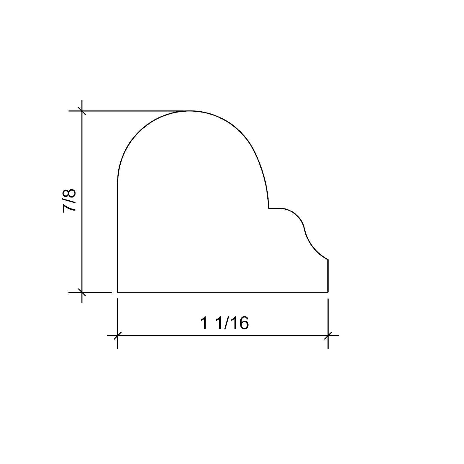 Moulding 7072