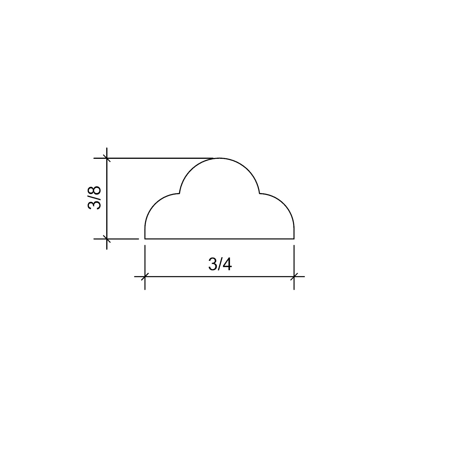 Moulding 7074