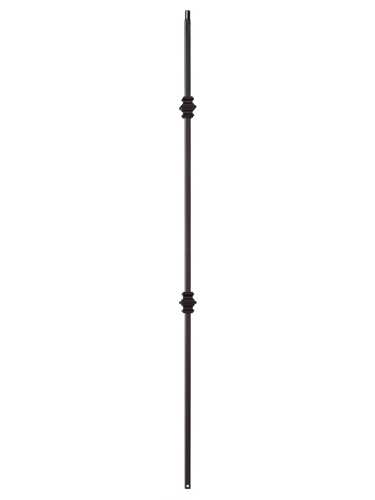 Iron Baluster 9007 - 1/2" Square - Double Knuckle