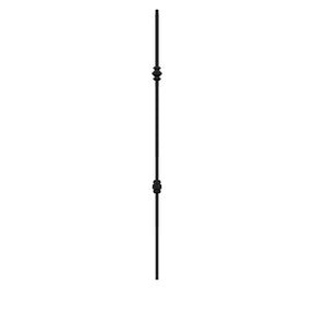 Iron Baluster 9007 - 1/2" Square - Double Knuckle