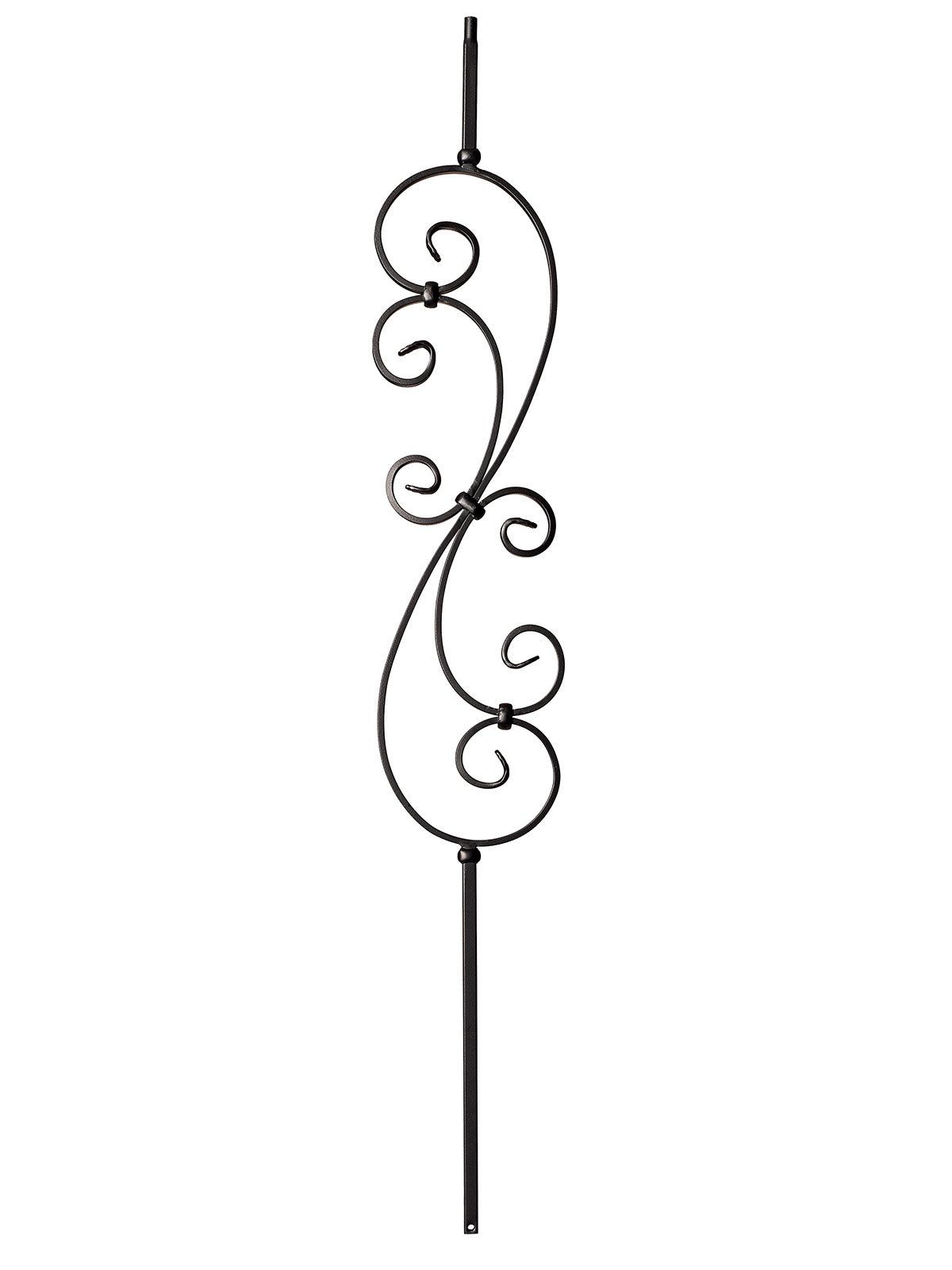 Iron Baluster 9009 - 1/2" Square - S Scroll