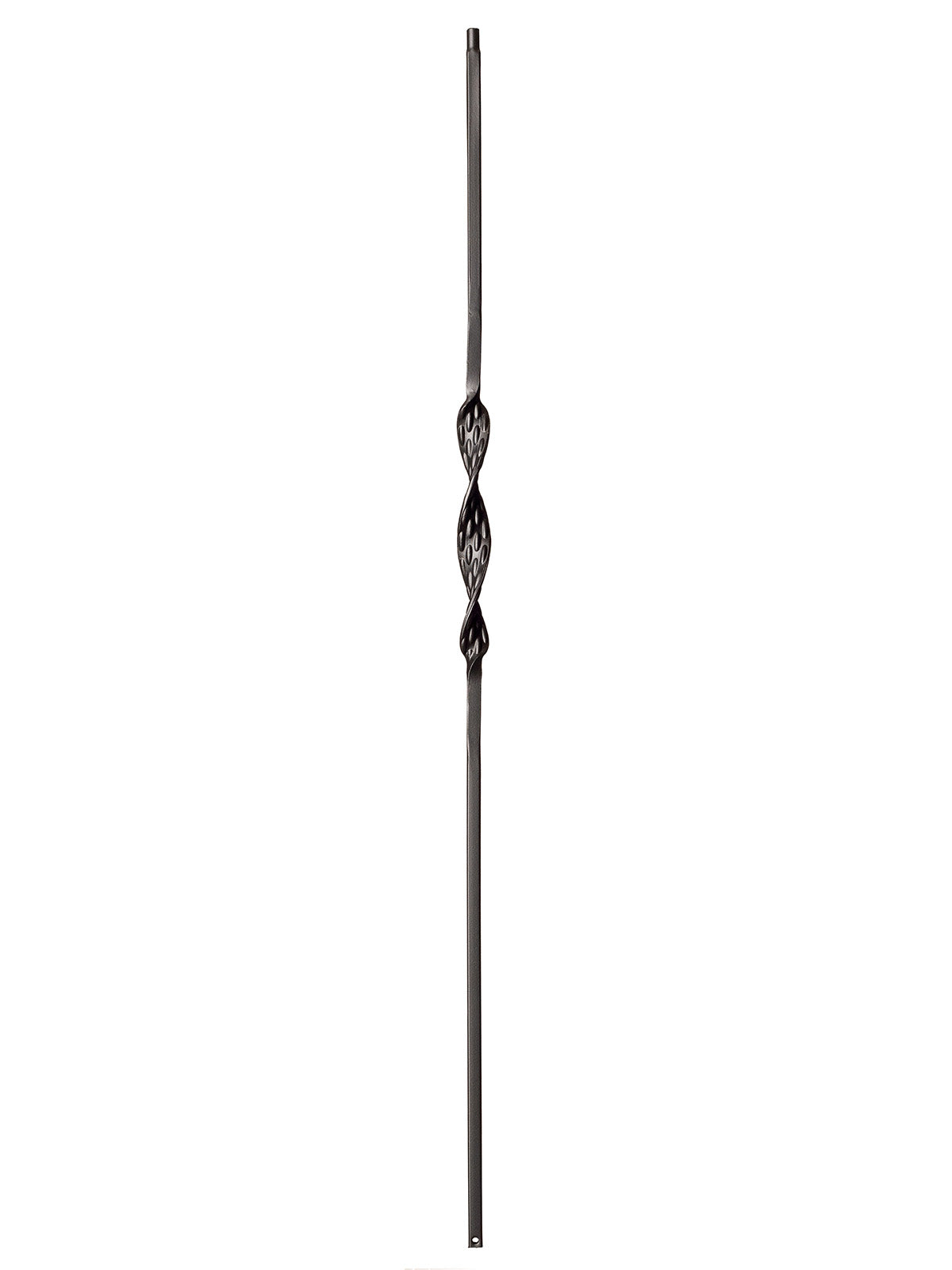 Iron Baluster 9010 - 1/2" Square - Single Ribbon