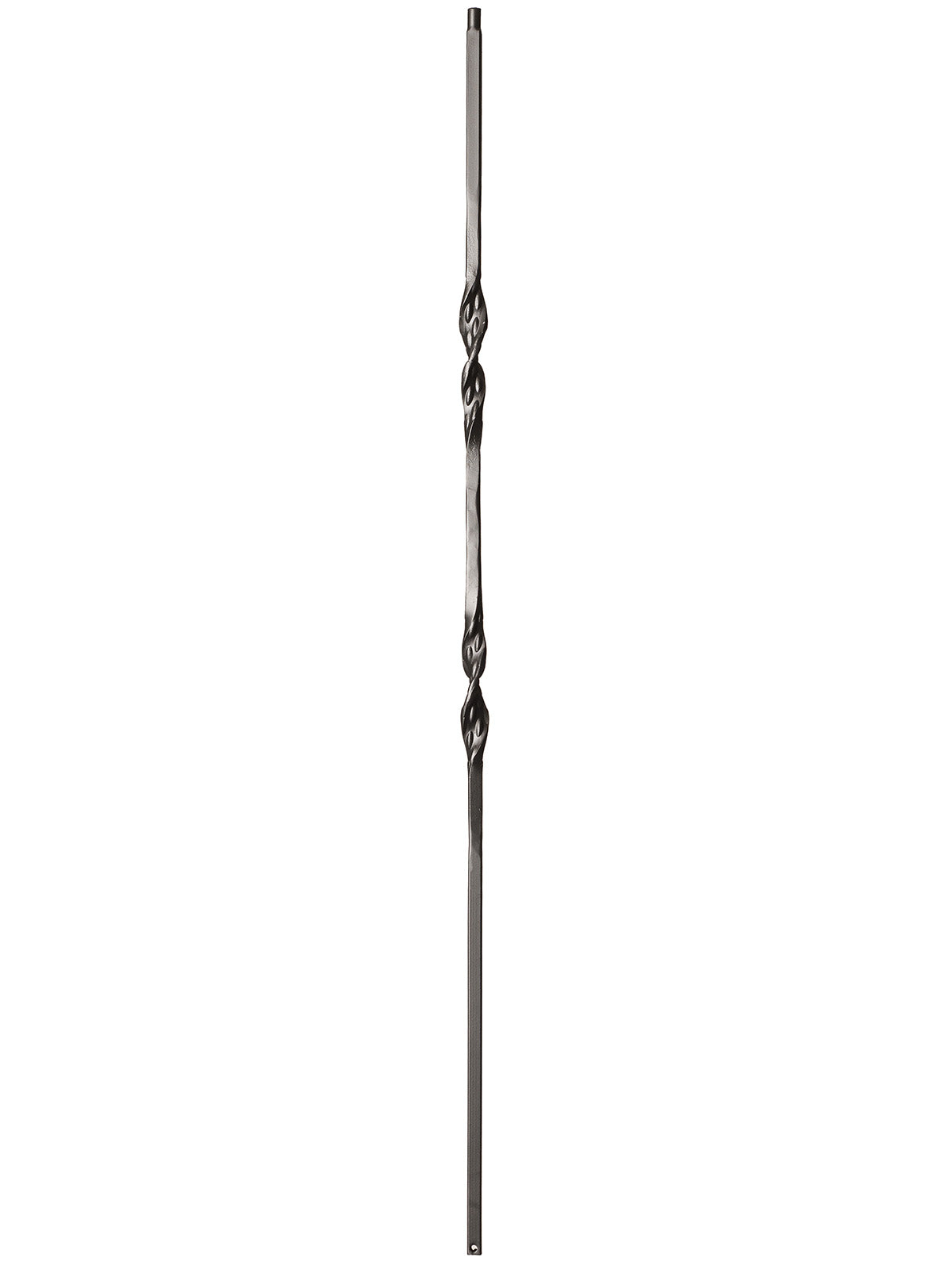 Iron Baluster 9011 - 1/2" Square - Double Ribbon