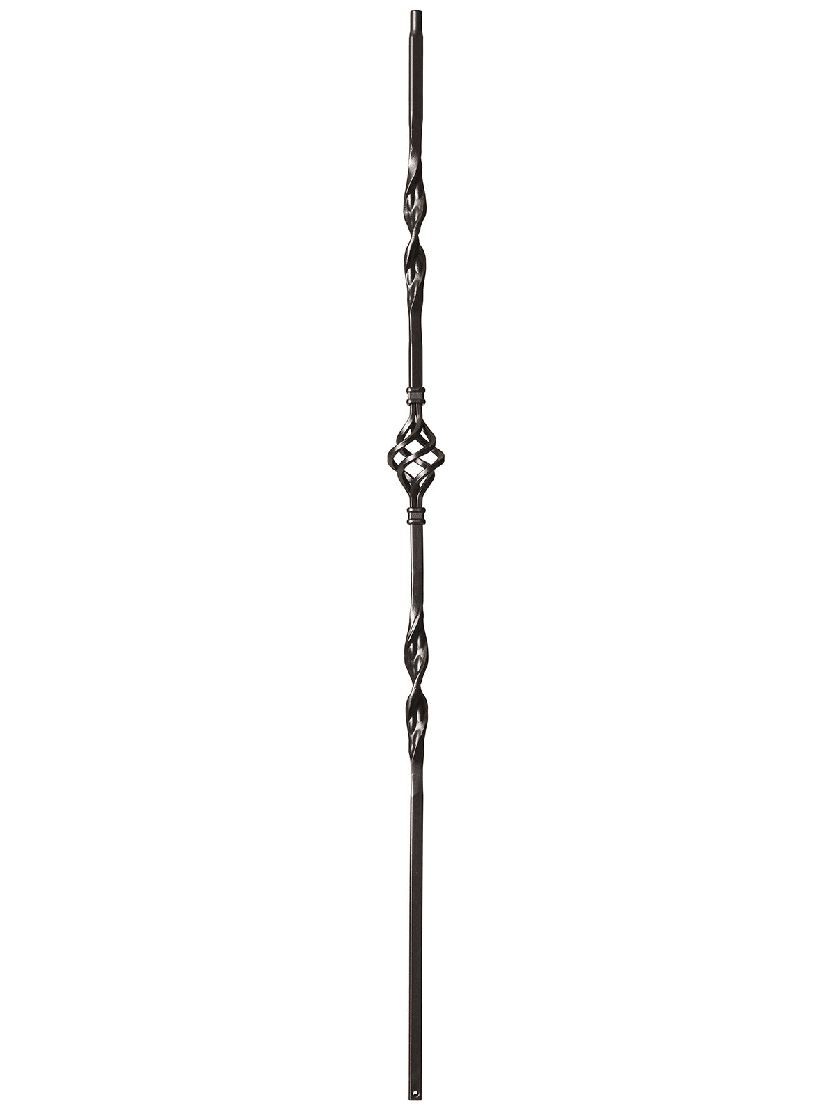 Iron Baluster 9012 - 1/2" Square - Single Basket